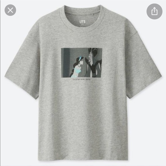 Uniqlo Tops Uniqlo Disney Princess Jasmine Tshirt Poshmark